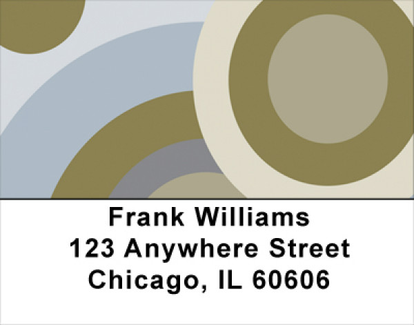 Geometric Patterns Address Labels