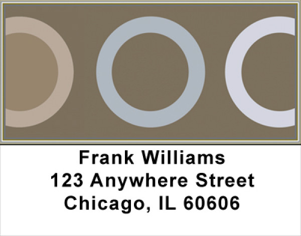 Mocha Geometrics Address Labels
