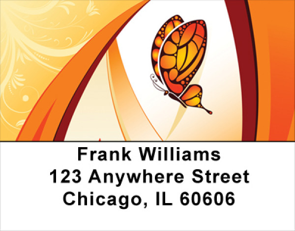 Butterfly Spotlight Address Labels