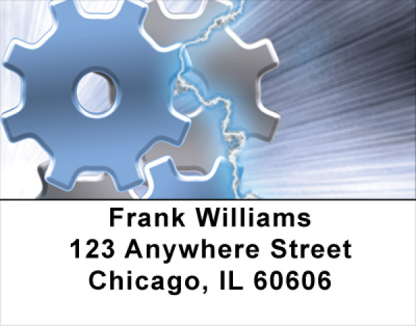 Geared Up Address Labels