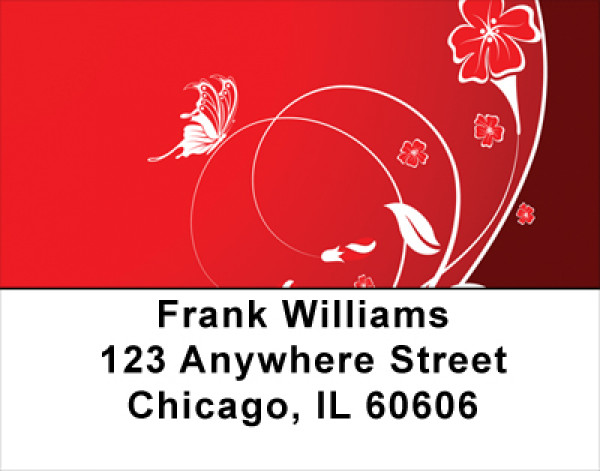 Floral Romance Address Labels