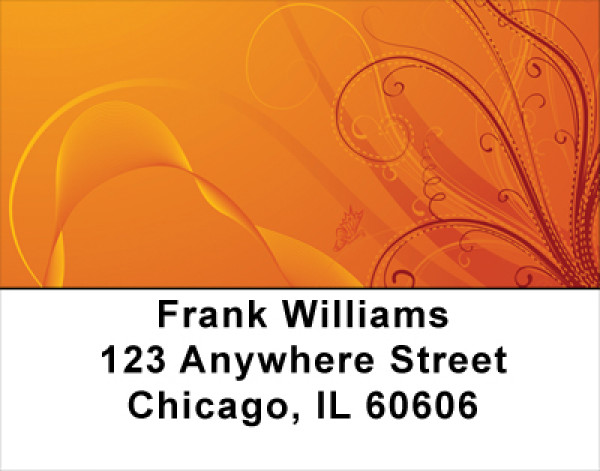 Hot Filigree Florentine Address Labels