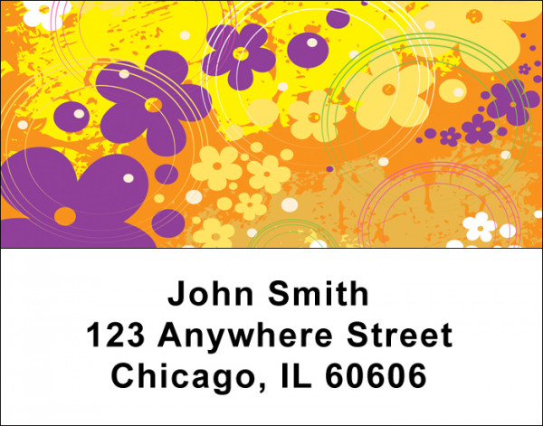 Aloha Flowers Address Labels