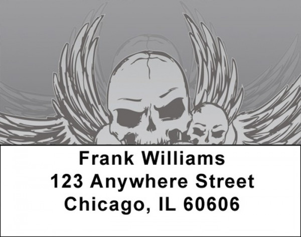 Stylish Skulls Address Labels