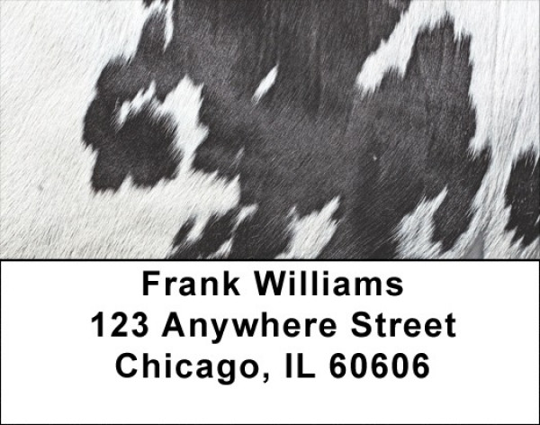 Cowhide Address Labels