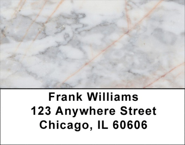 Marble Texture Address Labels