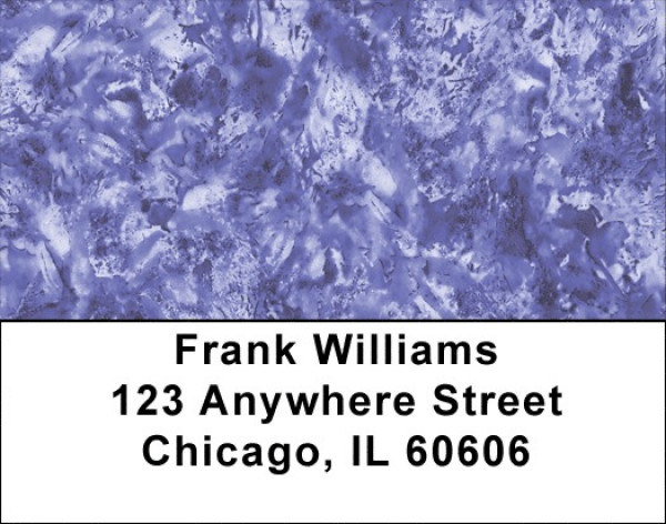 Abstract Crystal Address Labels