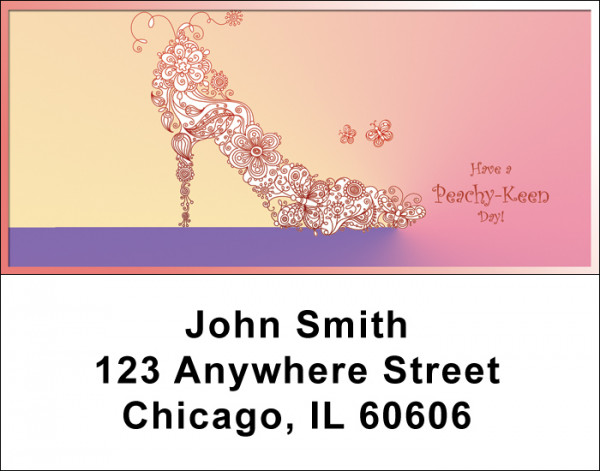 Peachy Keen Days Address Labels