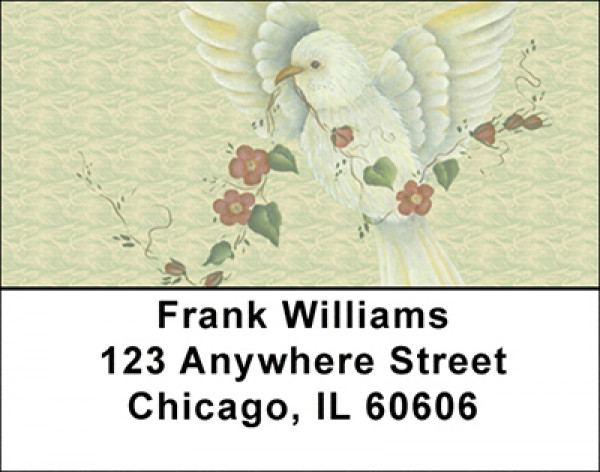 Tranquil Visitor Address Labels by Lorrie Weber