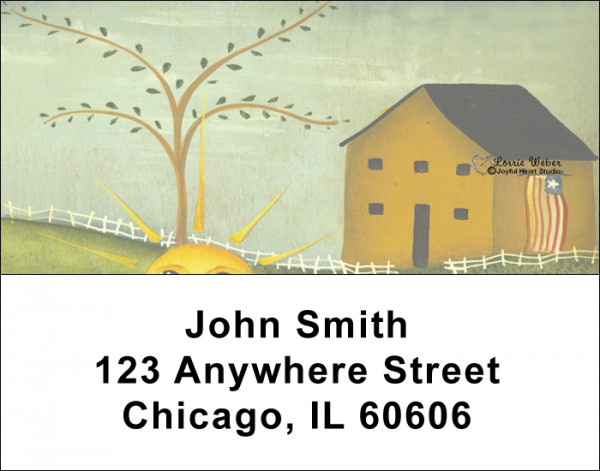 Homespun Seasons Address Labels by Lorrie Weber