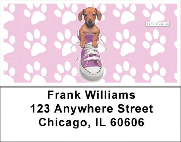 Sneaker Pups Keith Kimberlin Address Labels