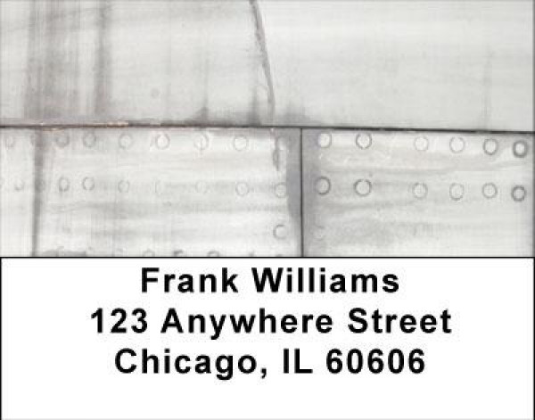 Warbirds Vingtage Metals Address Labels