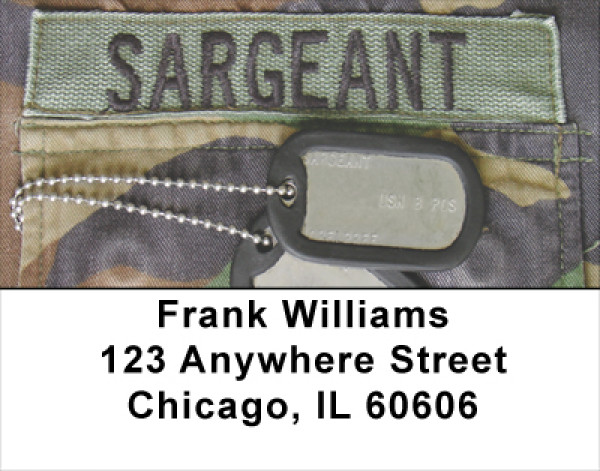 Air Force Address Labels