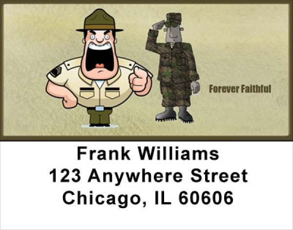 Marine Fun Address Labels