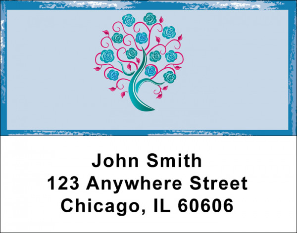Four Season Trees Address Labels