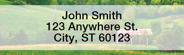 Country Barn Address Labels