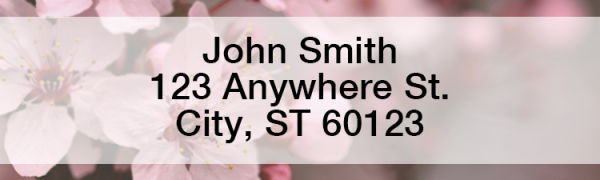 Blossoming Cherry Address Labels