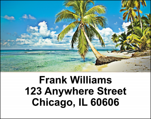 Beach Scenes Address Labels
