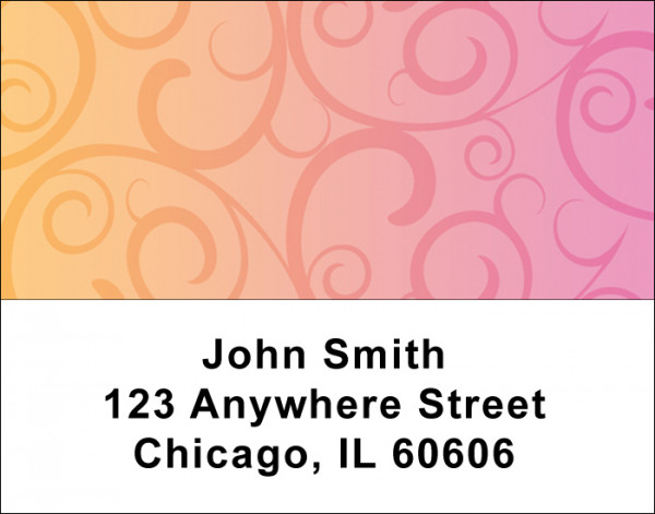 Swirls Address Labels