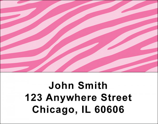 Zebra Pattern Address Labels