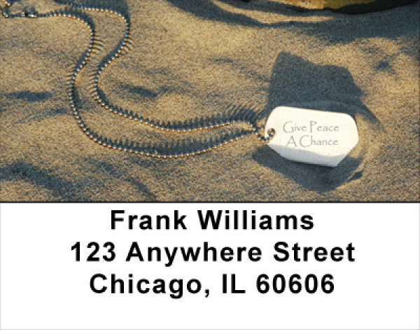 Give Peace A Chance Address Labels