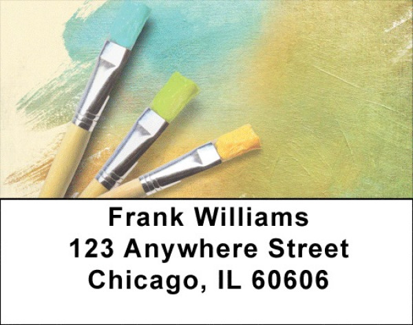 Colorful Canvas Labels
