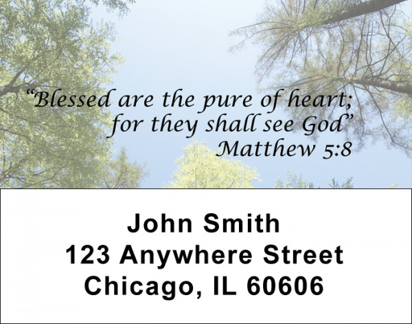 Scenic Scriptures Address Labels