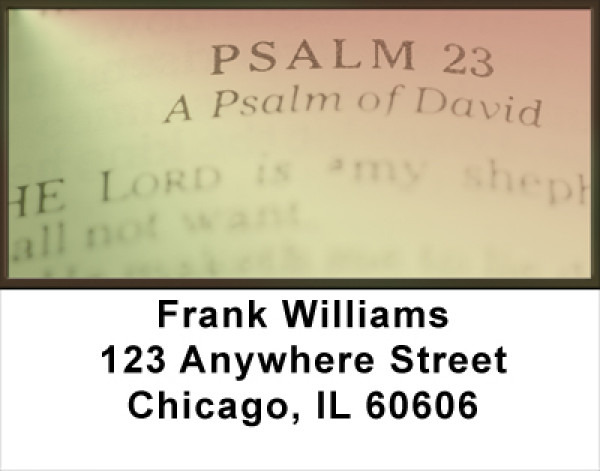 Bible Verses Address Labels