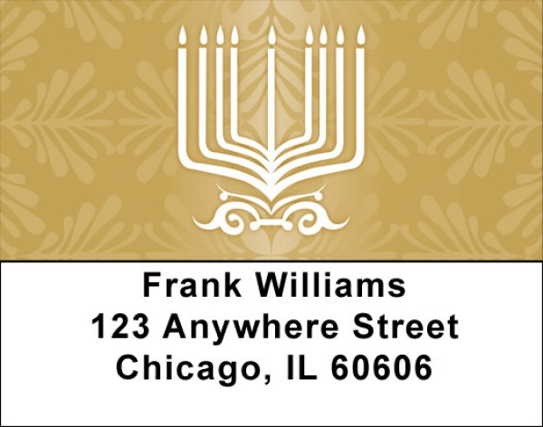 Menorah Labels