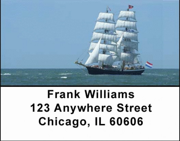Clipper Ships Address Labels