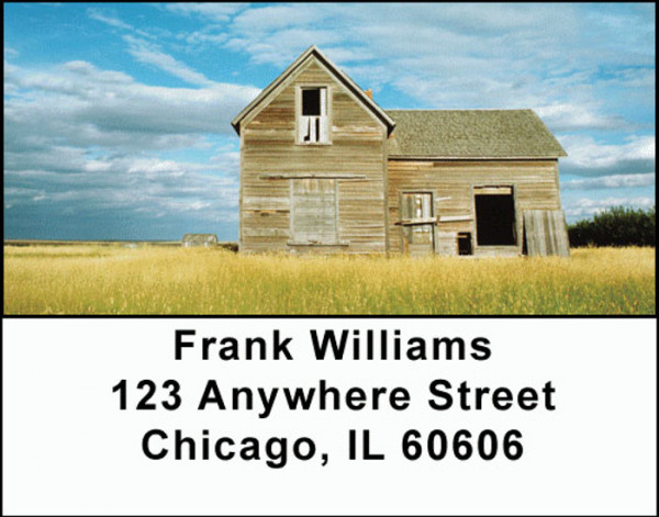 Barns on the Prairie Address Labels