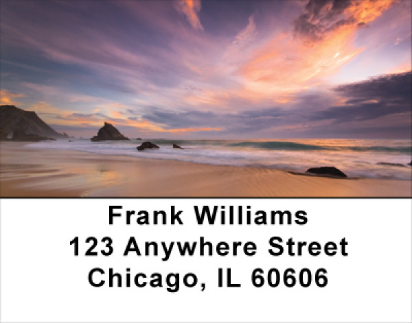 Everchanging Beaches Address Labels