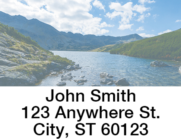 Tranquil Lake Address Labels