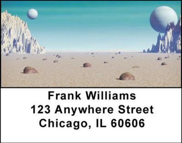 Planetary Views Address Labels