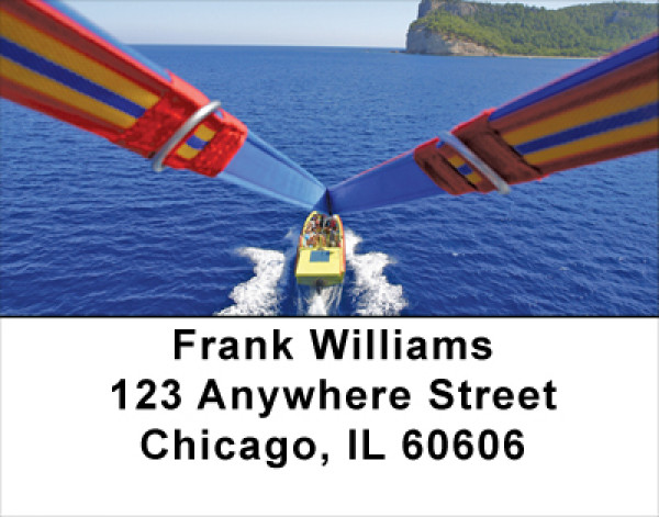 Parasailing Address Labels