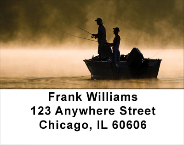 Fishing Buddies Address Labels