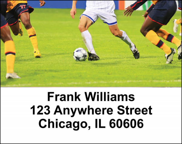 Soccer Rockets Address Labels