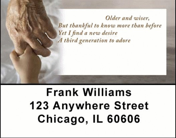 Grandparents Address Labels by Sweet Intentions