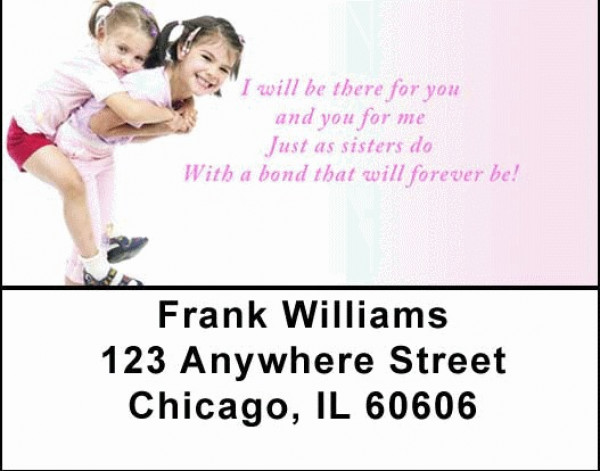 Sisters Address Labels by Sweet Intentions