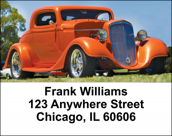 Hot Rods Address Labels