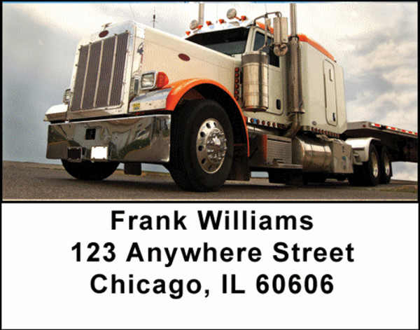 Big Pete Trucks Address Labels