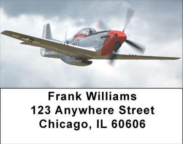 Vintage Warbirds Address Labels
