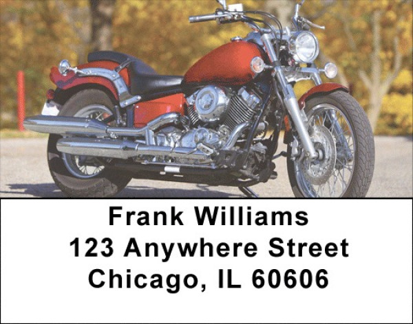 Cruising Motorcycles Address Labels