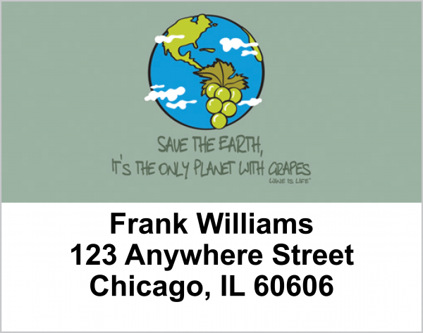 Grape Nuts Wine Is Life Address Labels