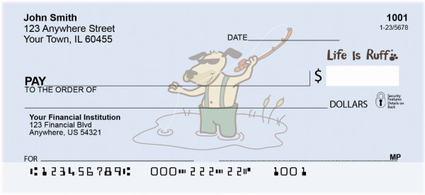 Life Is Ruff Living The Life Personal Checks