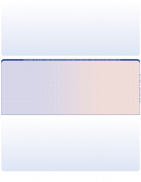 Blue Red Blank Middle Laser Checks
