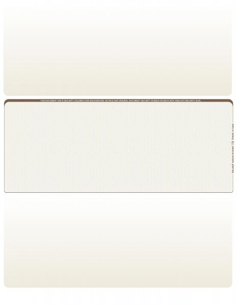 Tan Safety Blank Middle Laser Checks