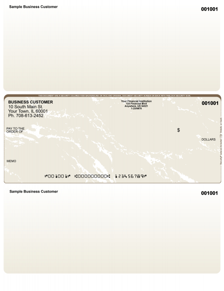Tan Marble Middle Laser Checks