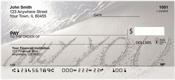 Romance Personal Checks