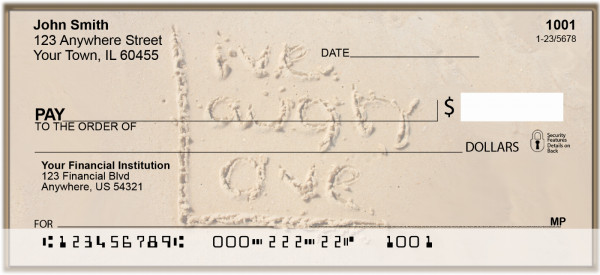 Live, Laugh, And Love Personal Checks